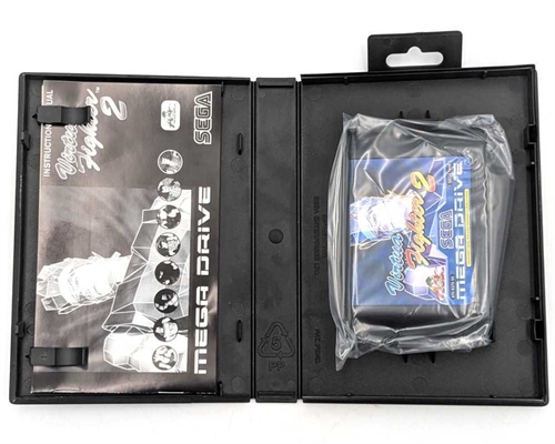 Virtua Fighter 2 - Komplet I Æske - Sega Mega Drive Spil (B Grade) (Genbrug)